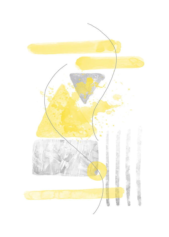Watercolor Shapes No 4
