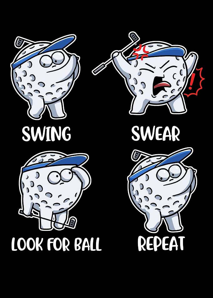 Swing Swear Look For Ball