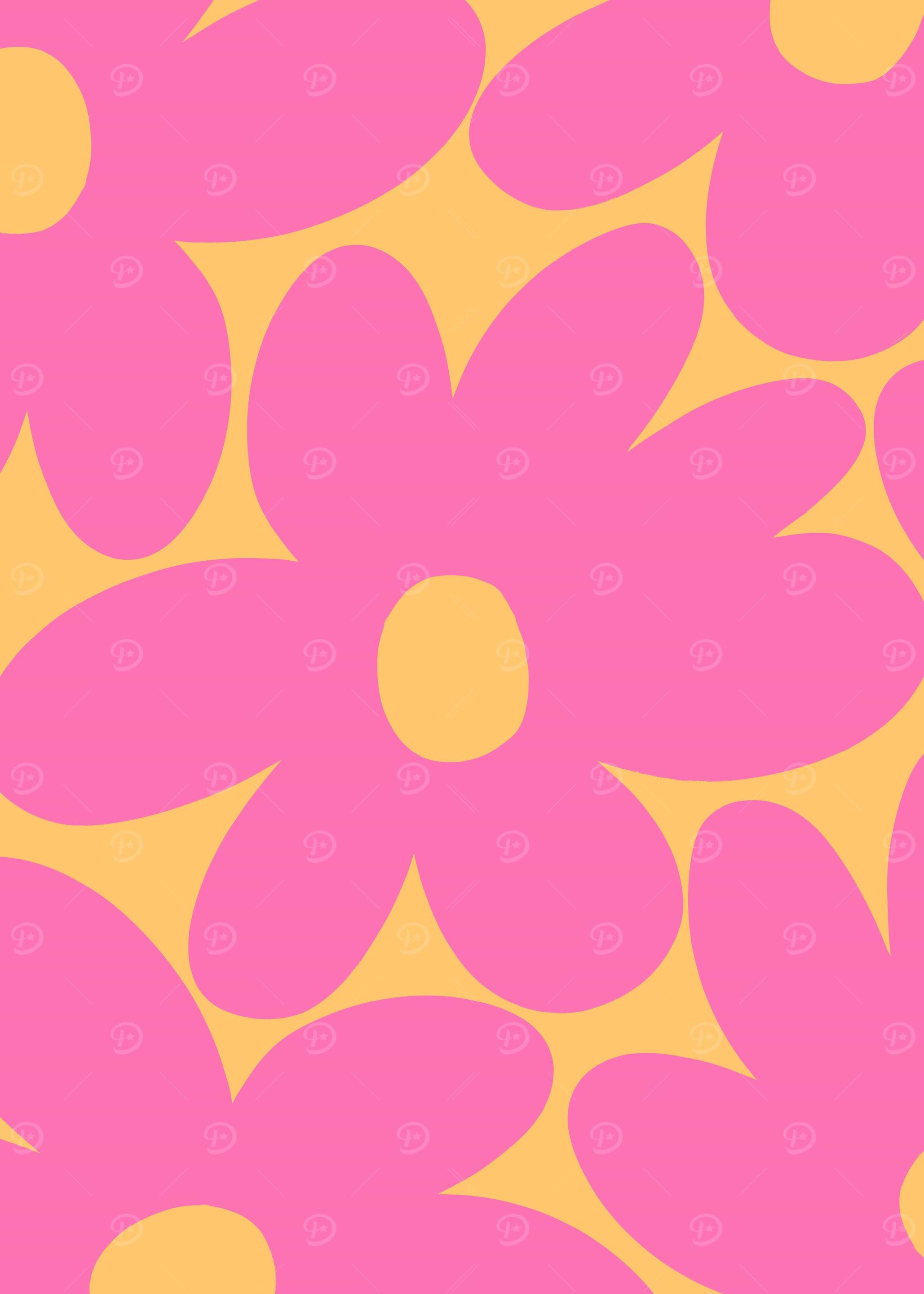 Retro Daisy Pink Marigold