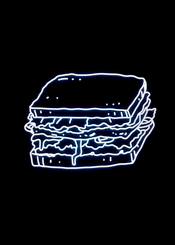 sandwich neon