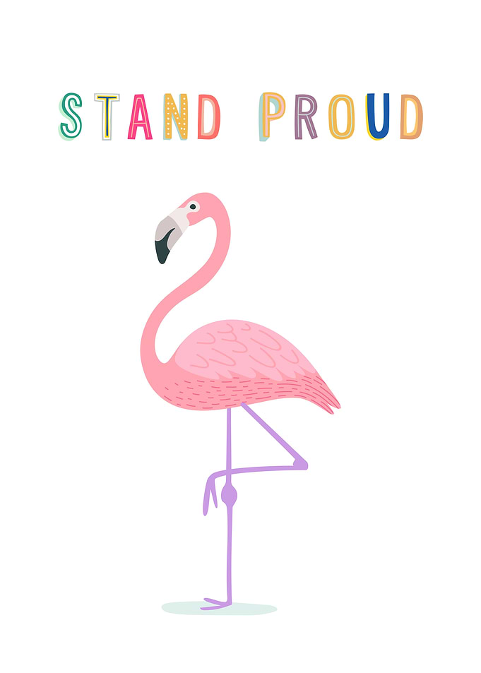 Stand Proud Flamingo