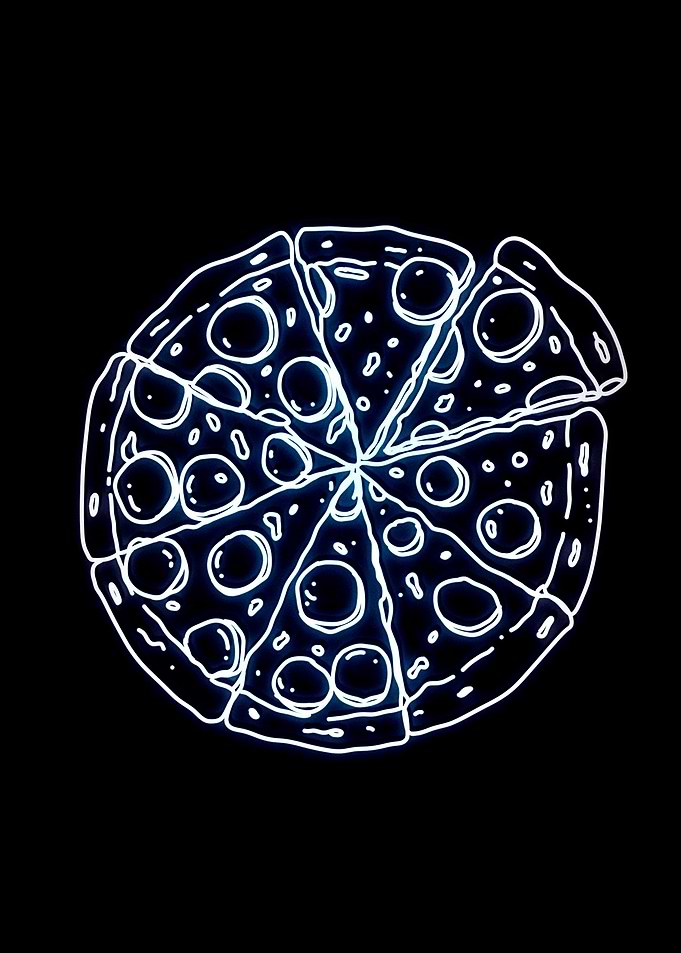 pizza neon