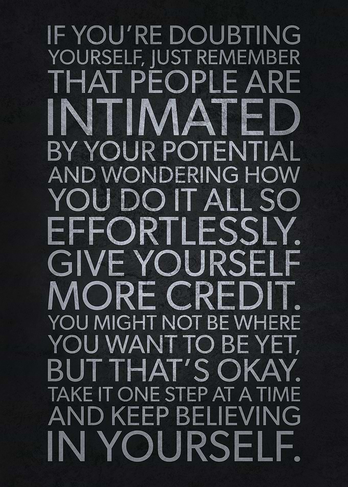If You Doubt Yourself