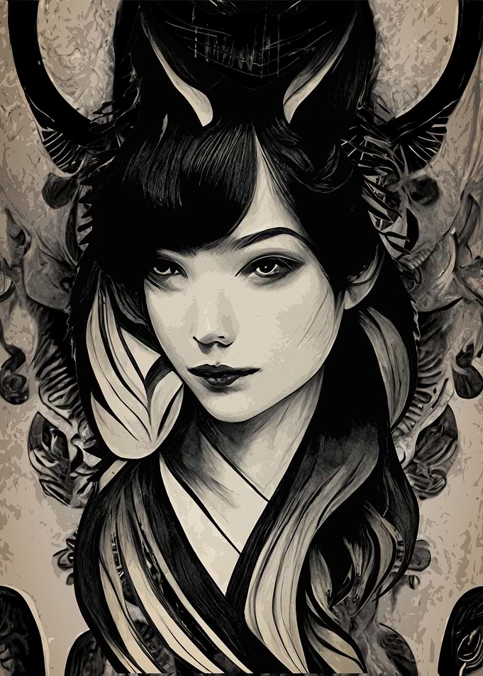Japanes Kitsune Girl Japan