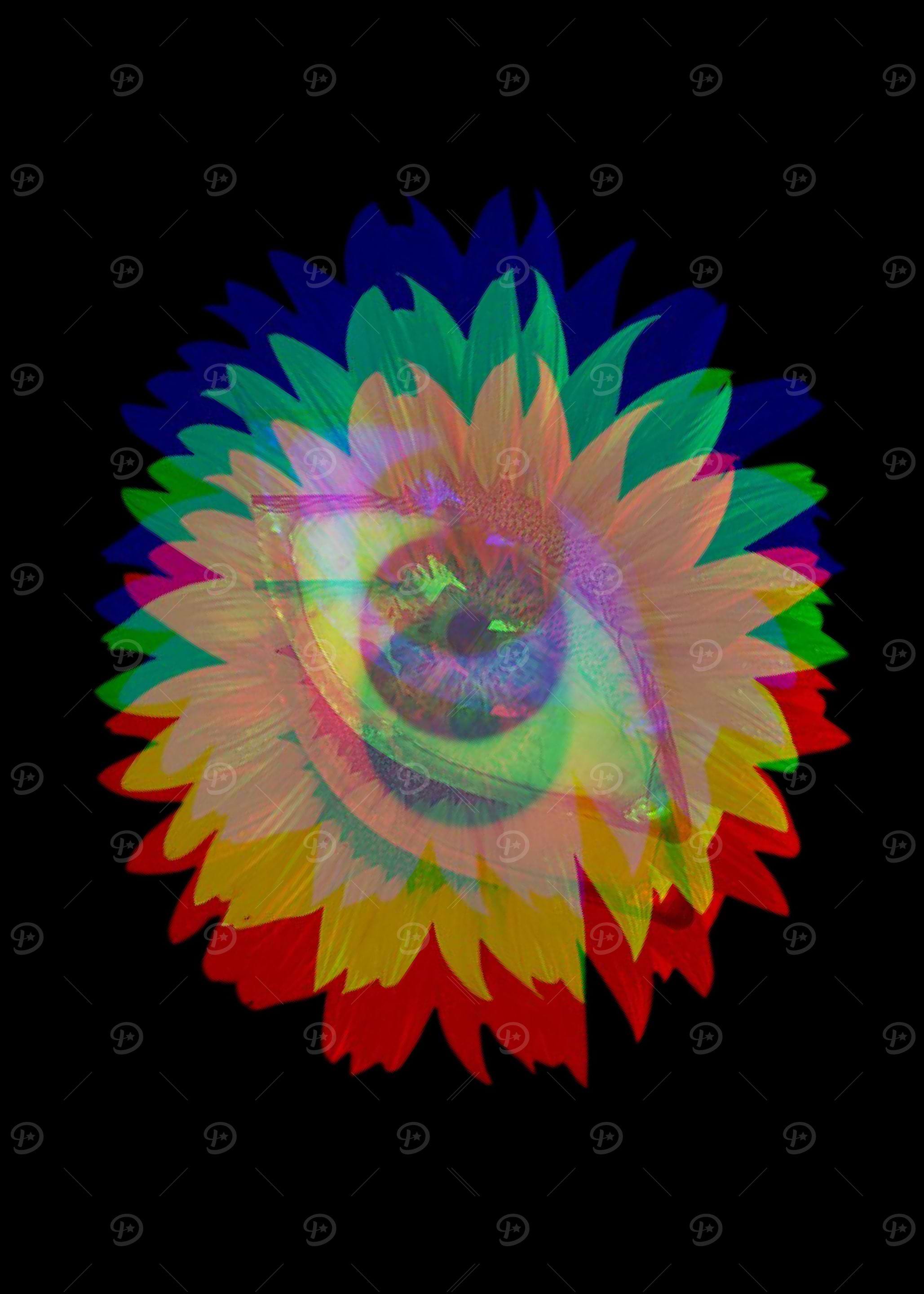 Sunflower Eye Glitch