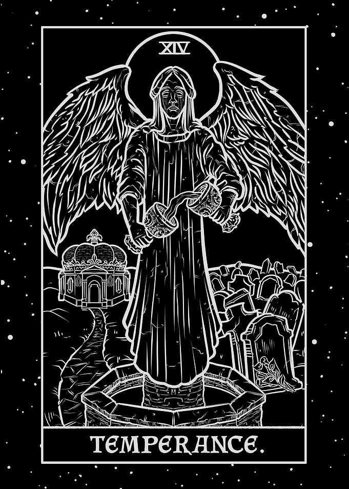 Temperance Tarot Shadow