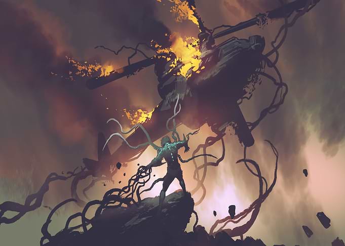 The tentacle man
