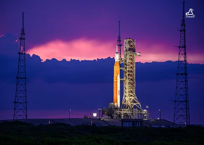 Sunset at Space Center