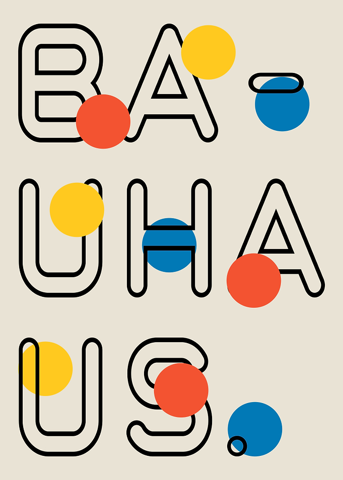 Bauhaus Typography Poster