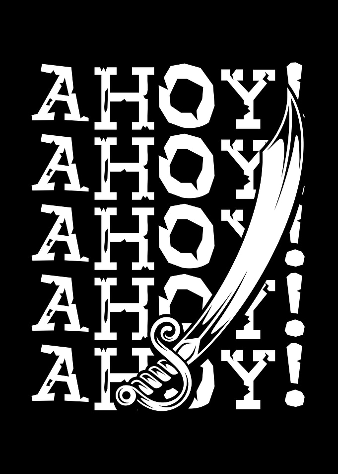 Ahoy pirates sword