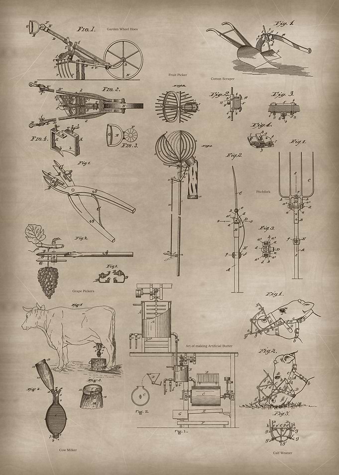 Vintage Farming Equipment