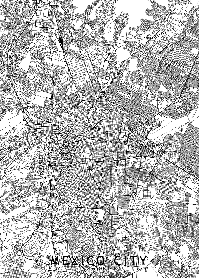 Mexico City Map