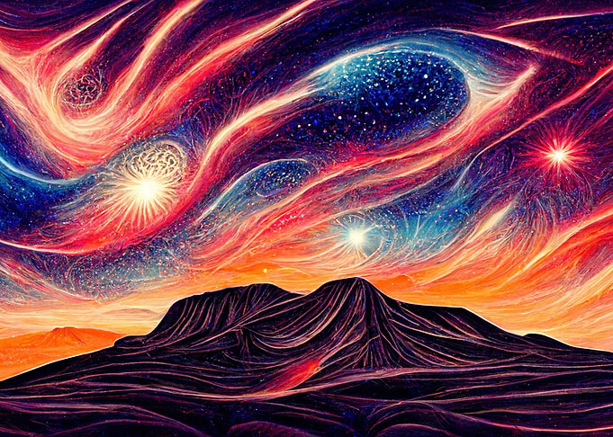 The Space above Mountains