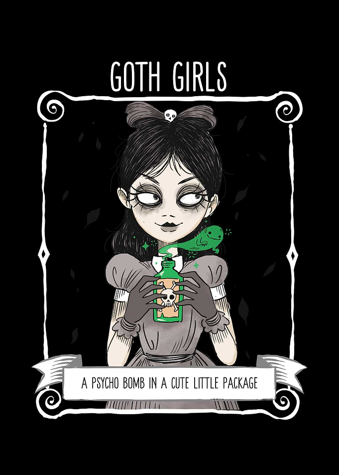 Goth Girls A Psycho Bomb