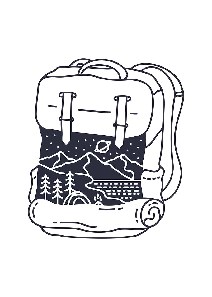 Nature Inside The Backpack