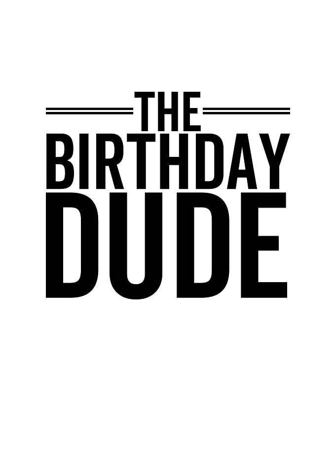 The Birthday Dude