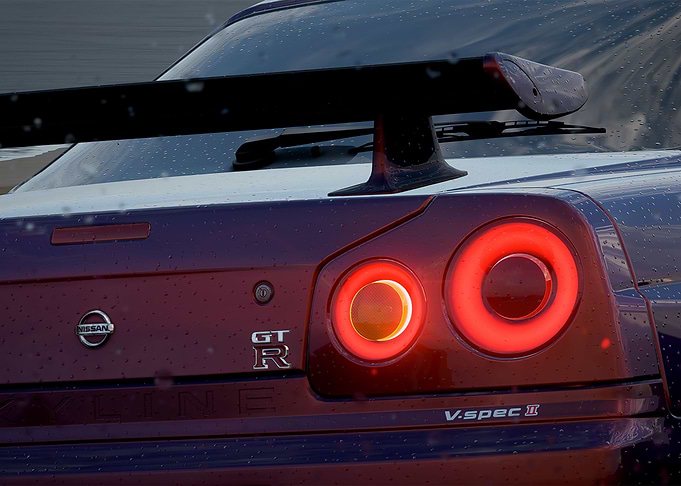 Nissan Skyline Deep Purple