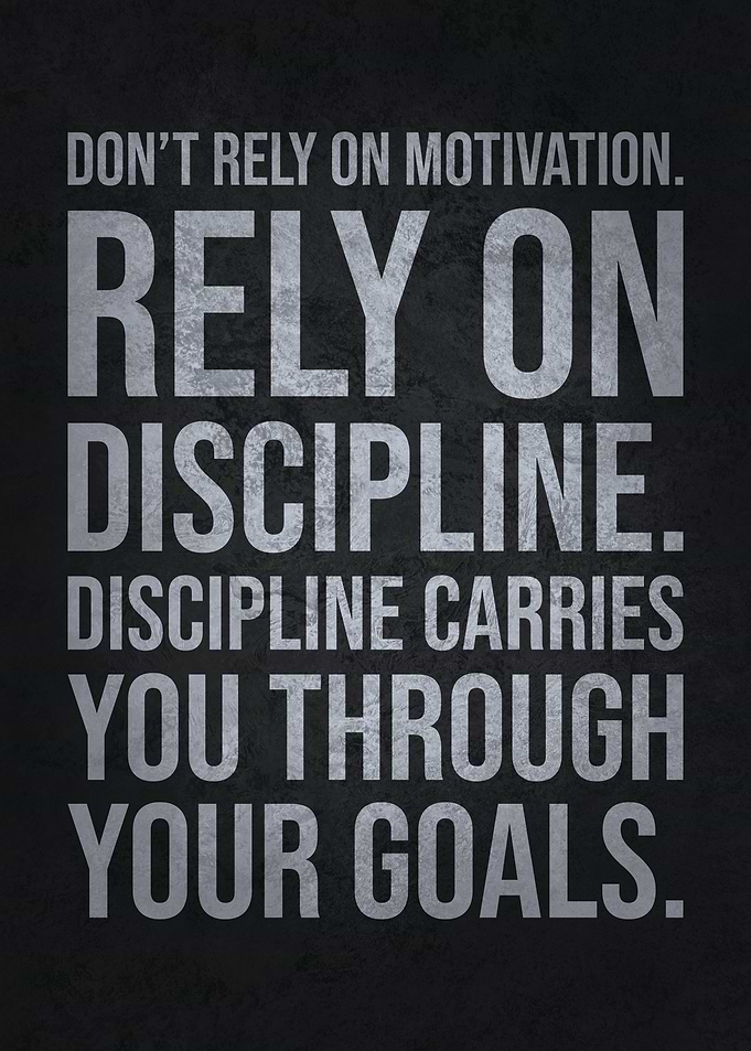 Rely On Discipline