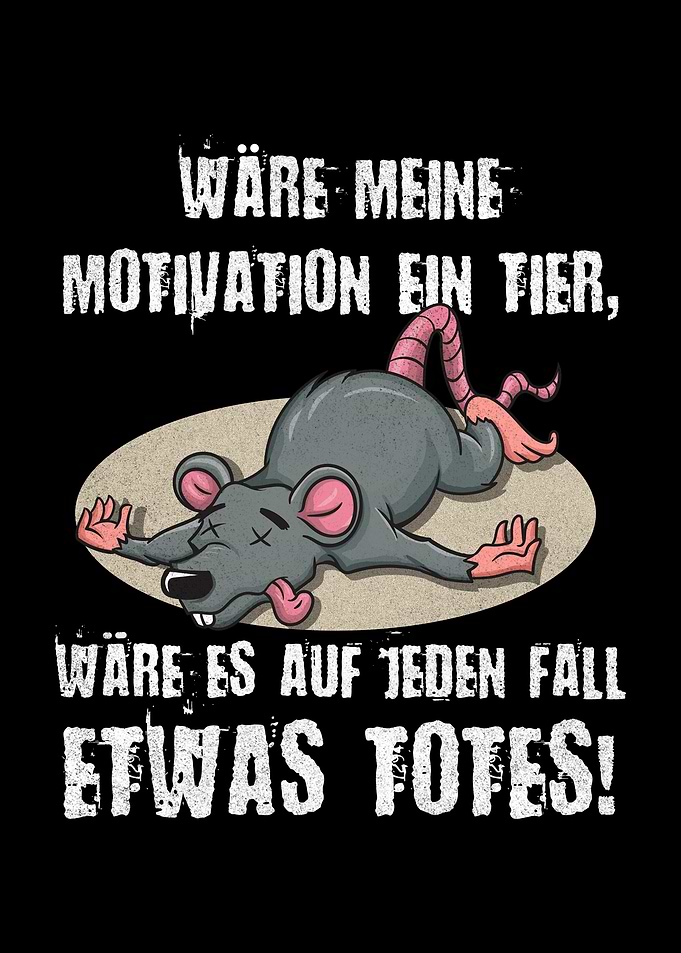 Funny Rat Mouse Motivation