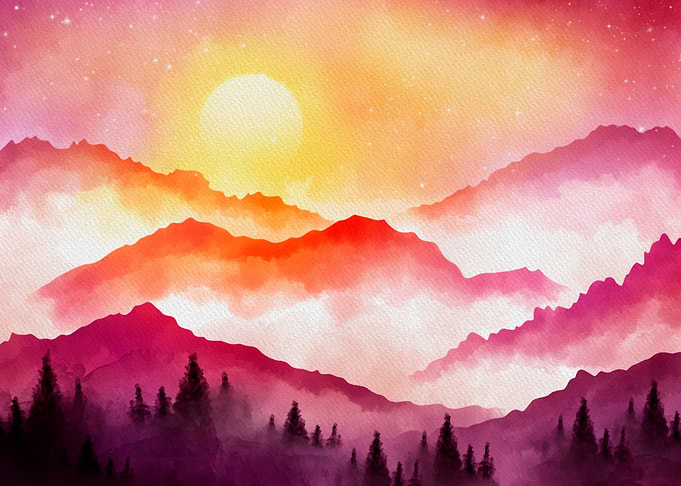 Watercolor Landscape