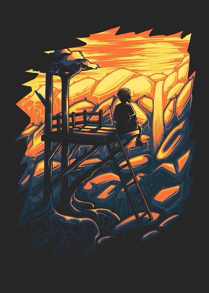 Alone Fantasy Art