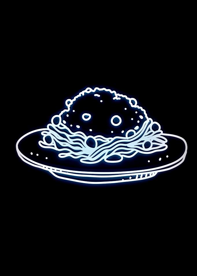 spaghetti neon