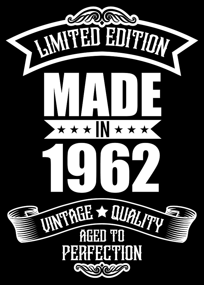 Vintage Made in 1962