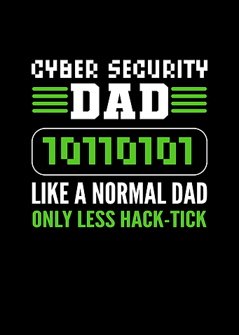 Cyber Security Dad White