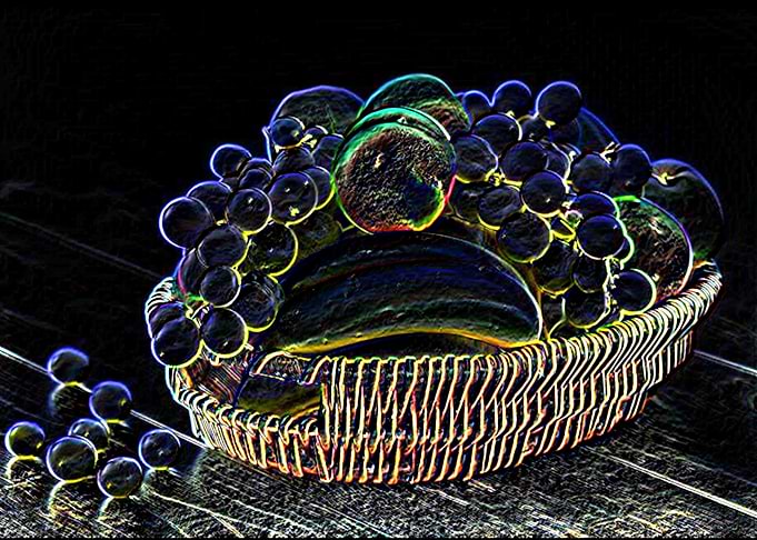 fruits neon