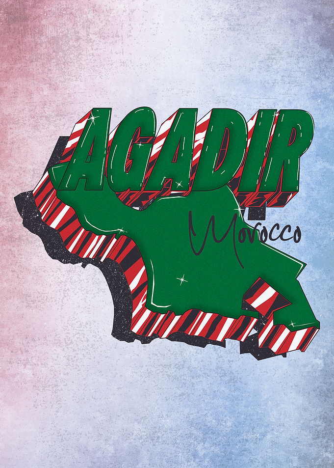 Agadir City in Morocco