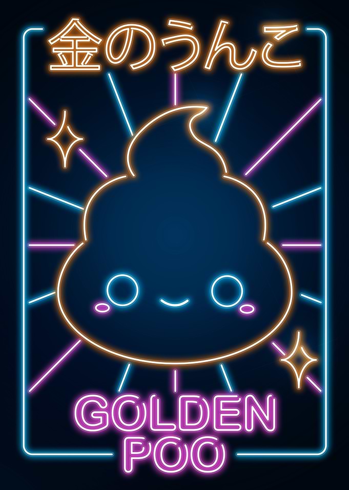 Retro Golden Poo