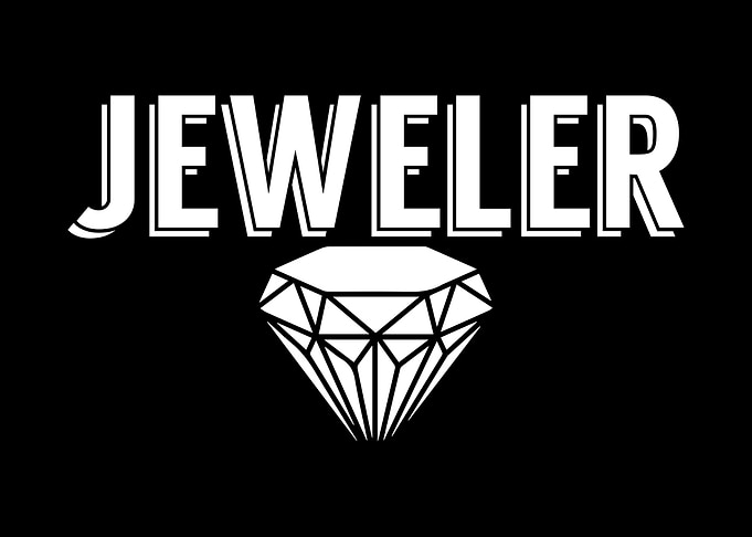 Jeweler Lettering Diamond