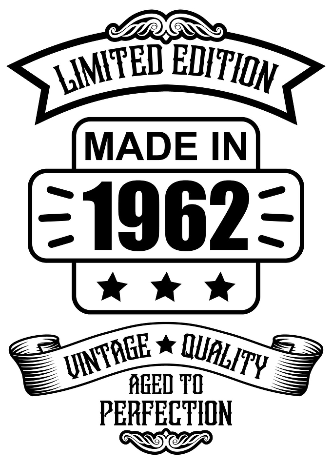 Made in 1962 Vintage