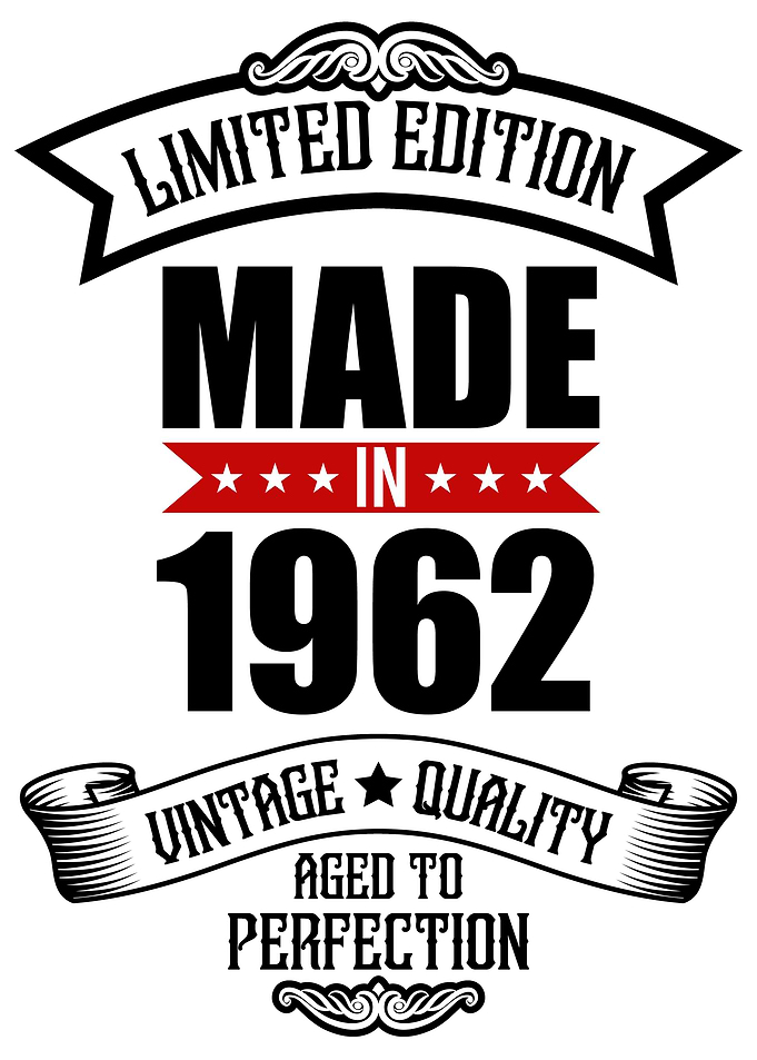 Vintage Made in 1962