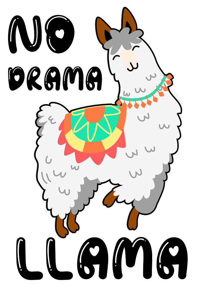 No Drama LLama Alpaca