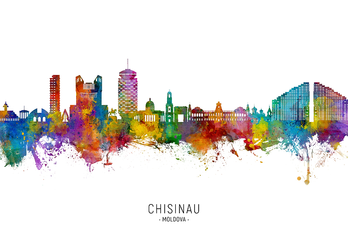 Chisinau Skyline Moldova