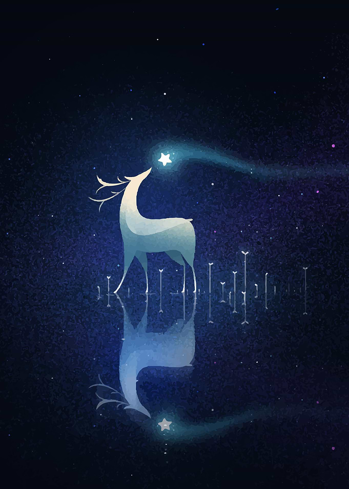 Starry deer