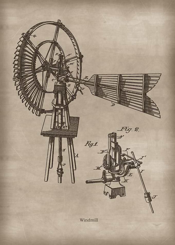 Vintage Windmill