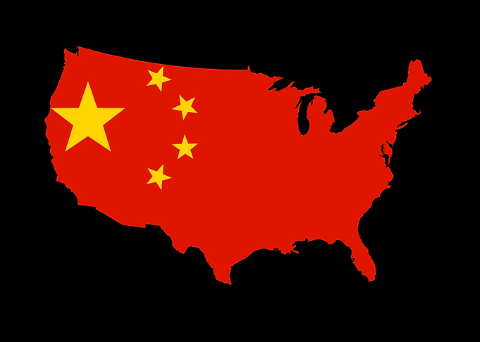 america with china