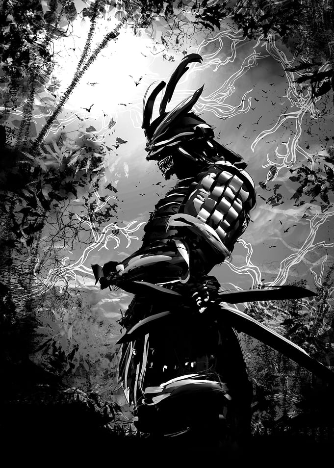 Japanese Samurai Darkness