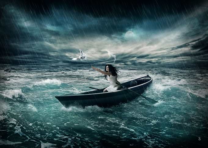 Woman on Boat