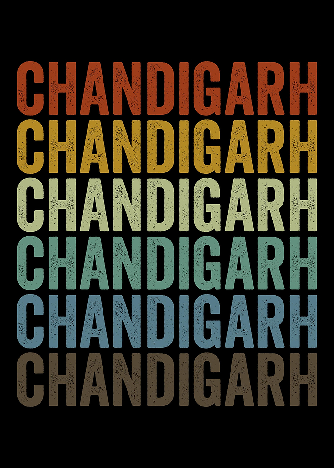 Chandigarh India Retro