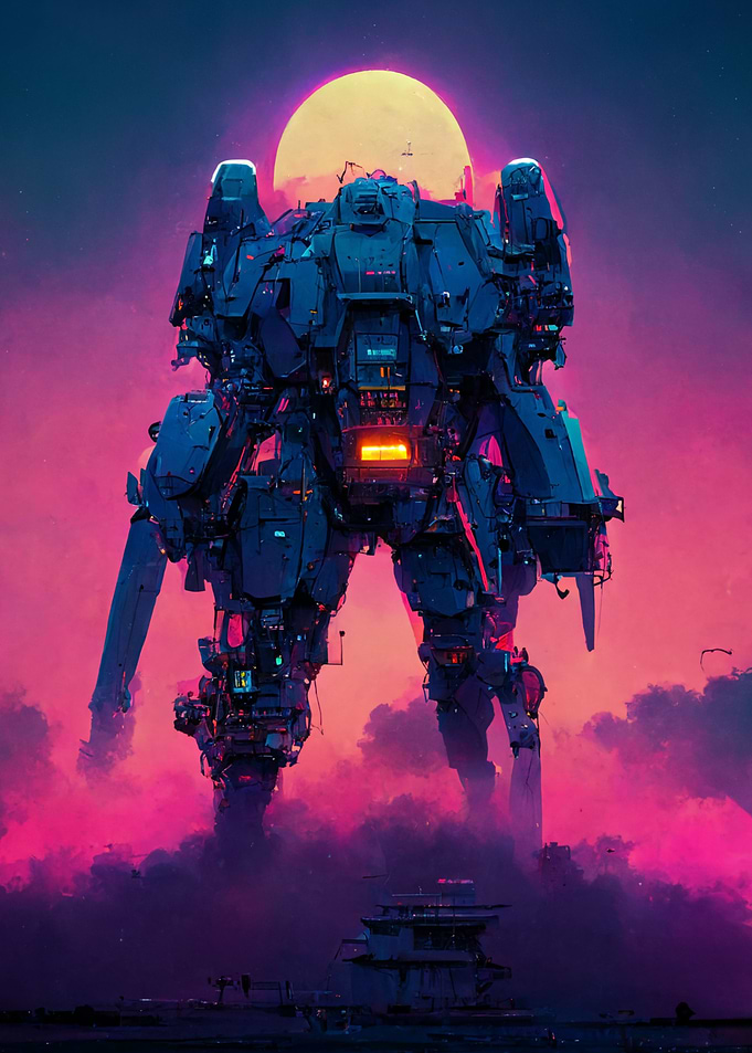 Synthwave Mecha