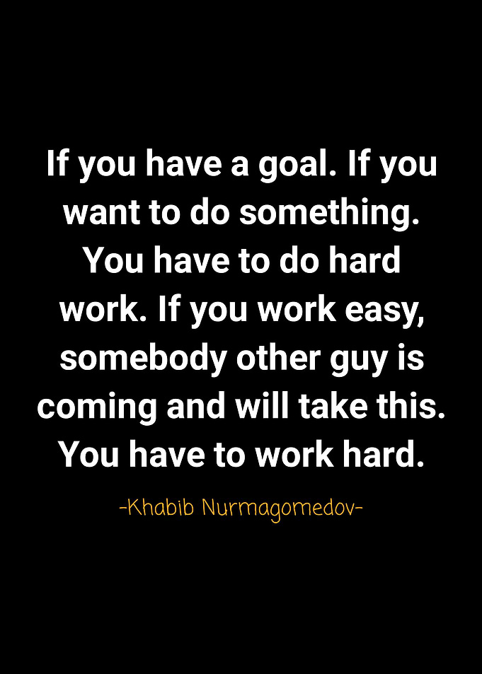 Khabib Nurmagomedov quotes