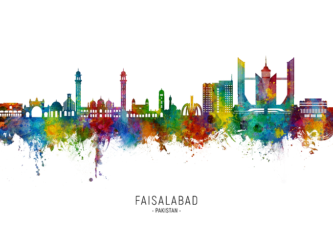 Faisalabad Skyline