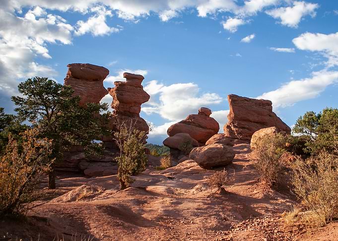 red rocks