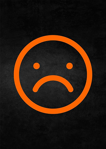 Frowning face emoji