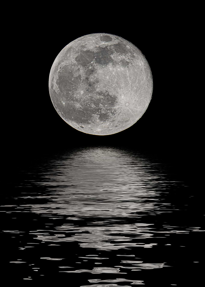 Magical evening on the sea