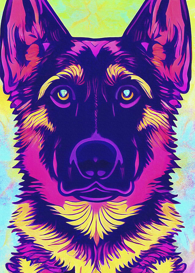 German Shepherd Dogs Dog W