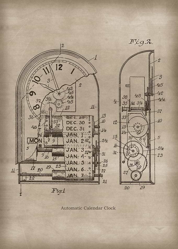 Automatic Calendar Clock